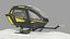 Snowcruiser Expedition Passenger Sled on Snow