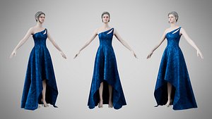 Dress 28 Sapphire Mist Velvet