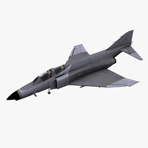 f-4 phantom fighter aircraft 3D model