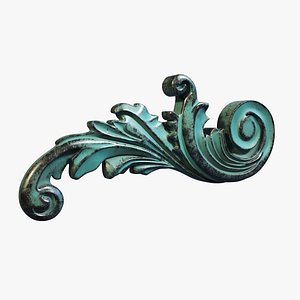 3D Ornamental Scroll