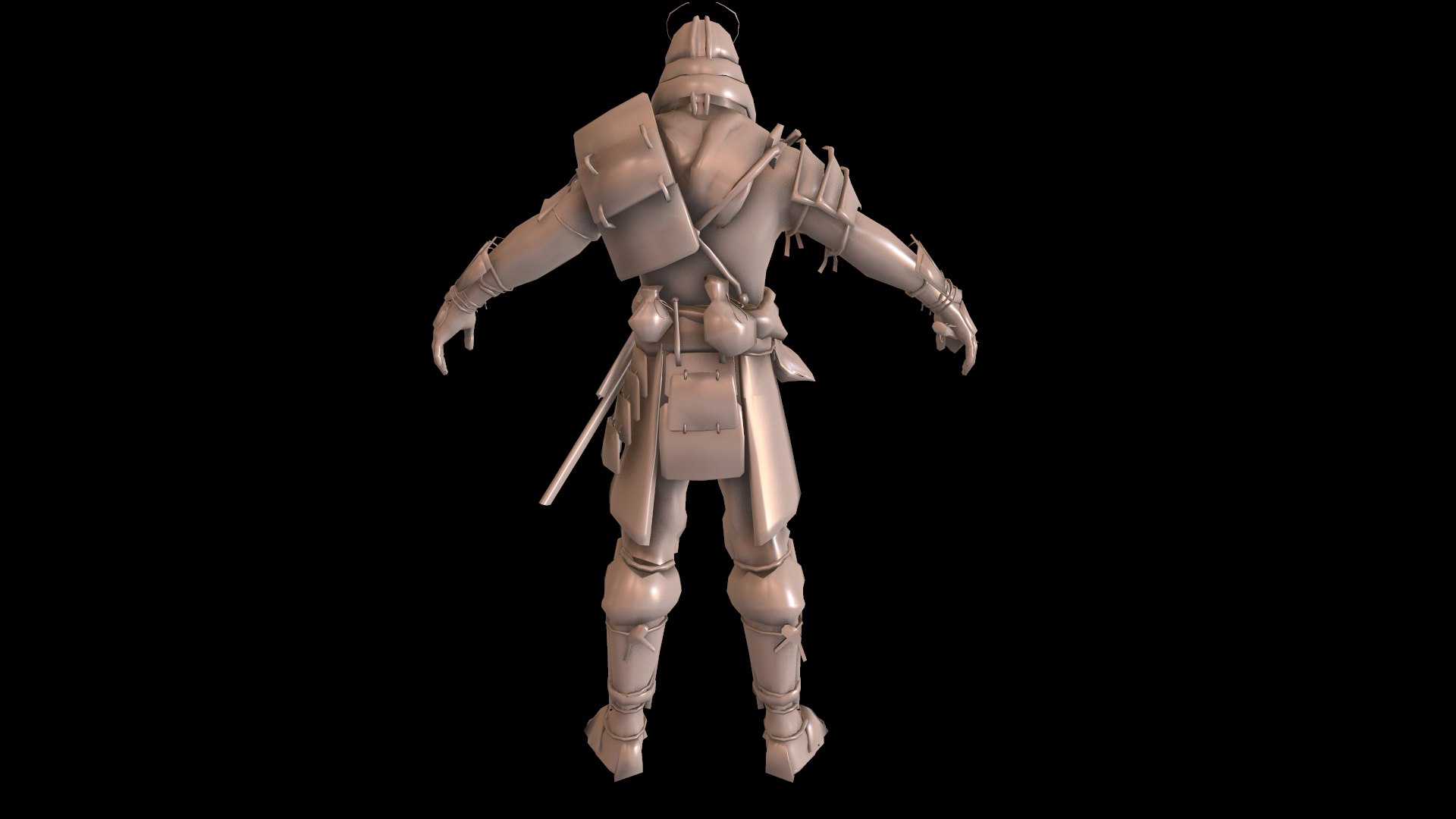 3D samurai rigged character - TurboSquid 1218770