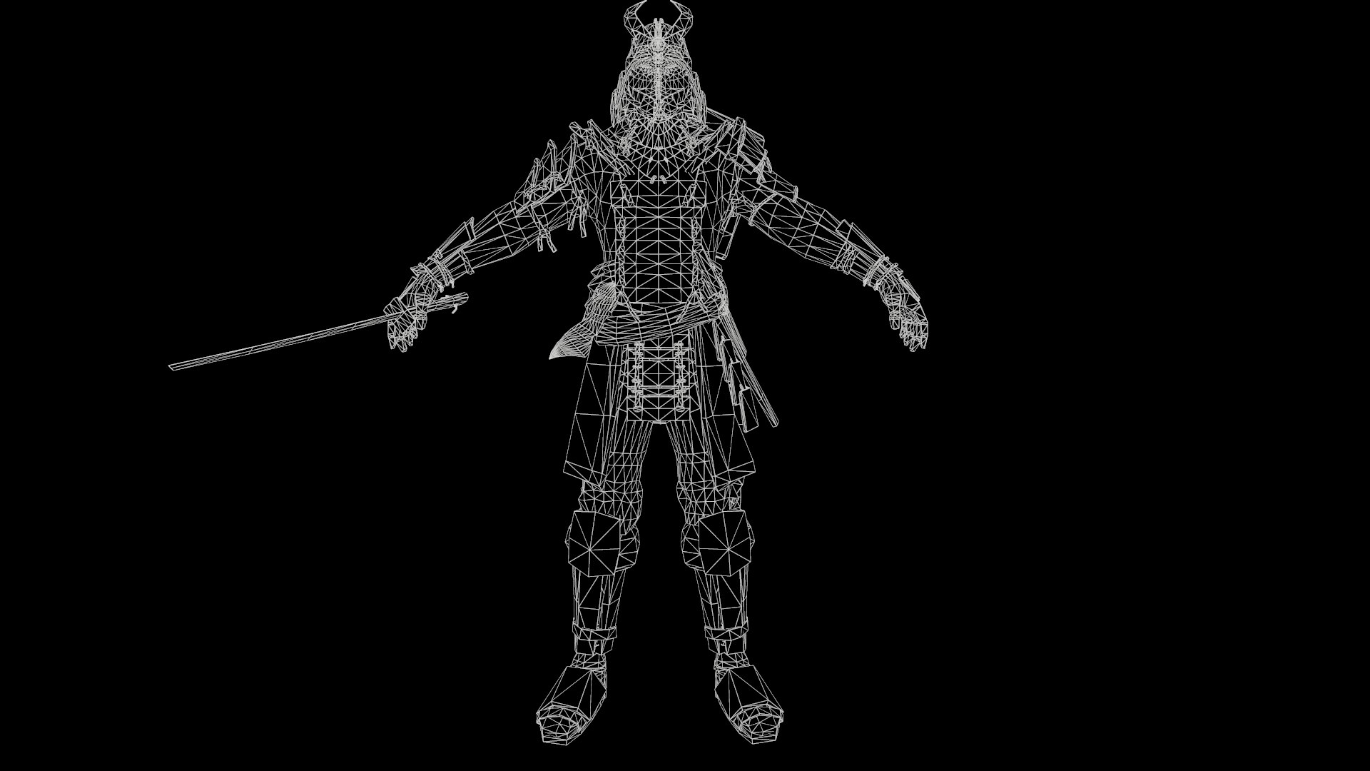 3D Samurai Rigged Character - TurboSquid 1218770