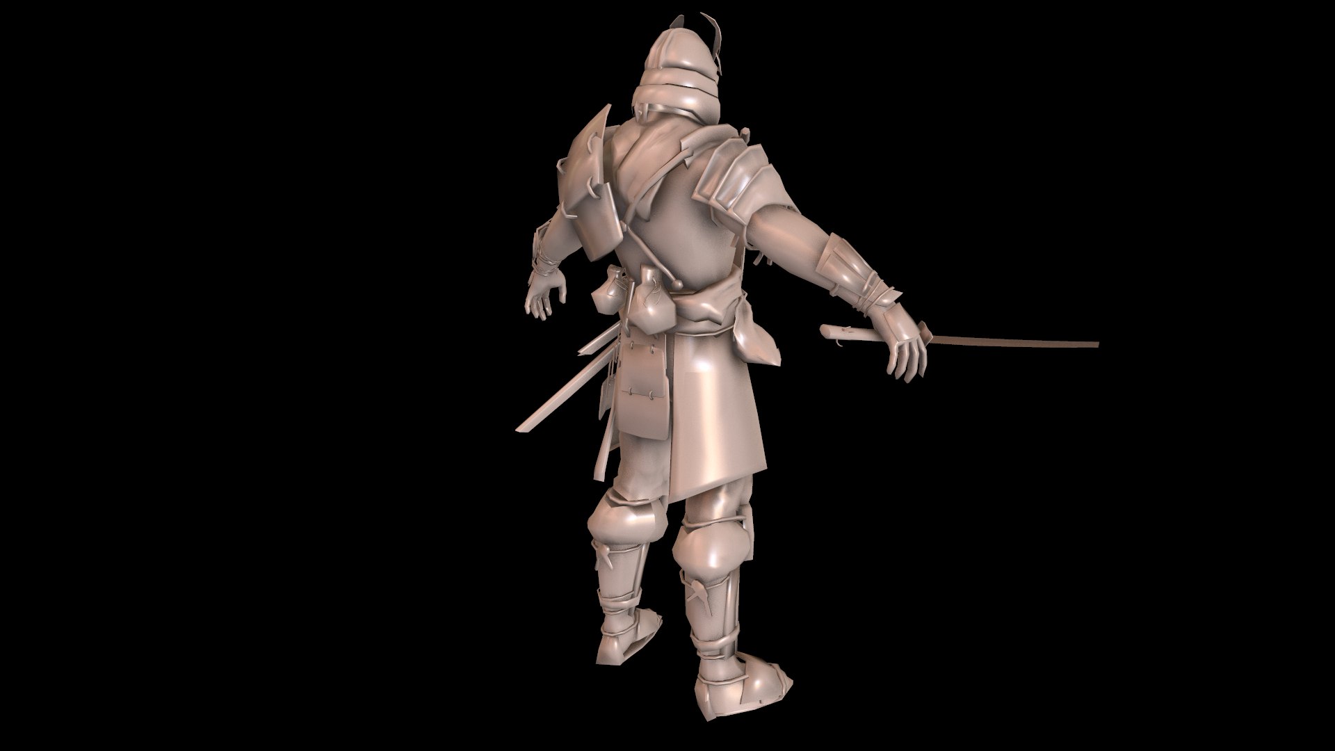3D samurai rigged character - TurboSquid 1218770