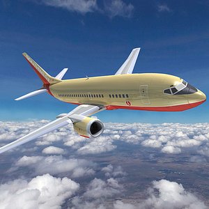 boeing 737 southwest airlines c4d