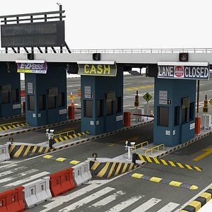 nyc toll booth 3D model