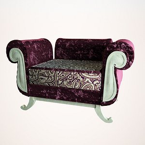 ottoman stool chair 3d max