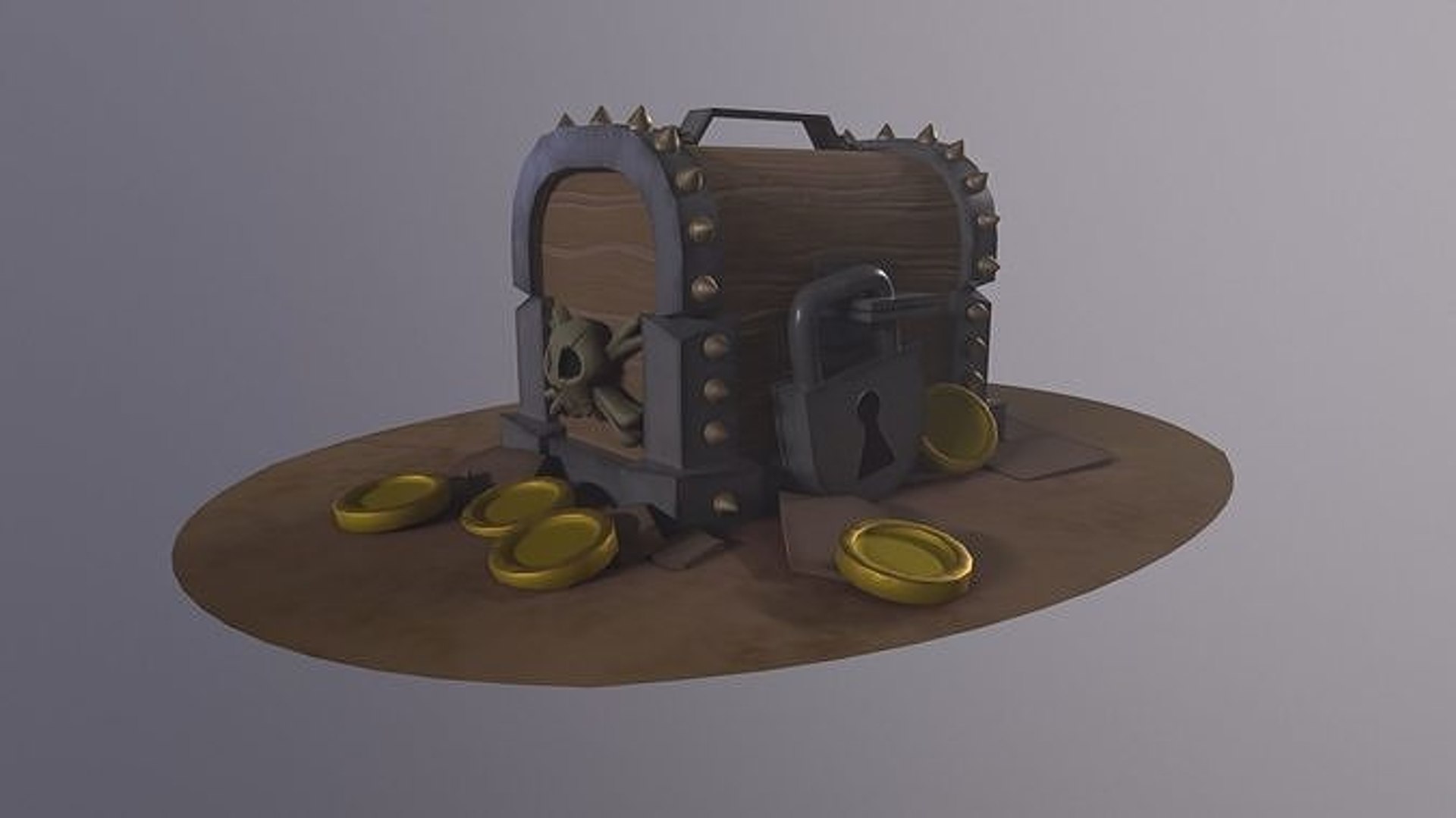 Stylized Chest Game Ready Low Poly PBR 3D Model 3D Model - TurboSquid ...