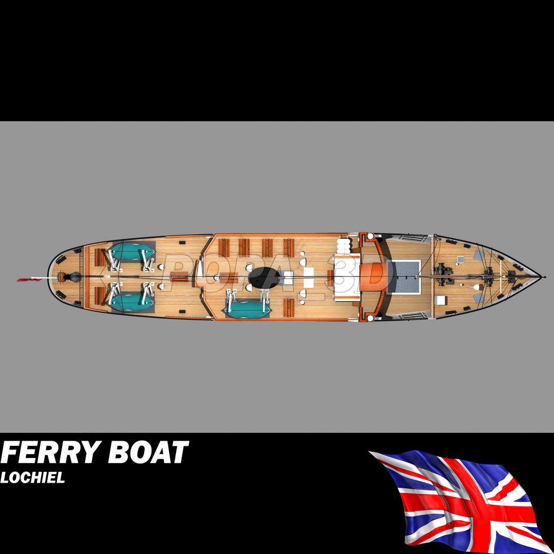 ferry - 3d model https://p.turbosquid.com/ts-thumb/M7/CSqCzu/xv5pXT4D/lochield/jpg/1299963877/1920x1080/fit_q87/413090b4ee845f61447fda7c3b27fa8177513c2e/lochield.jpg