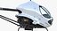 Ultra Light Helicopter Cicare 8 Rigged 3D Model