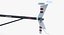 Ultra Light Helicopter Cicare 8 Rigged 3D Model