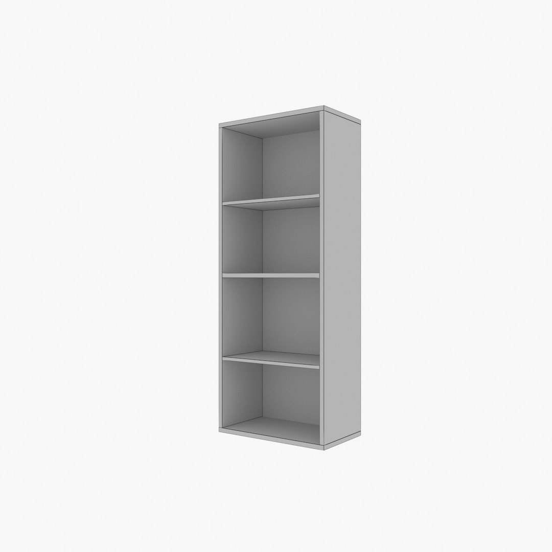 3D Black Shelf - TurboSquid 1471979