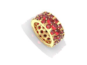 Pave Band Ring