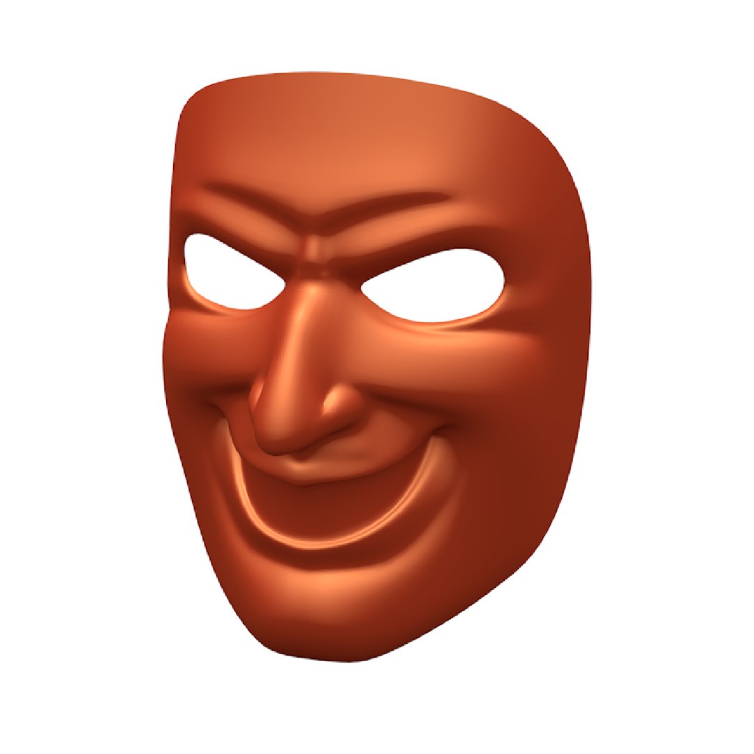 3D Model Happy Devil Mask - TurboSquid 2189144