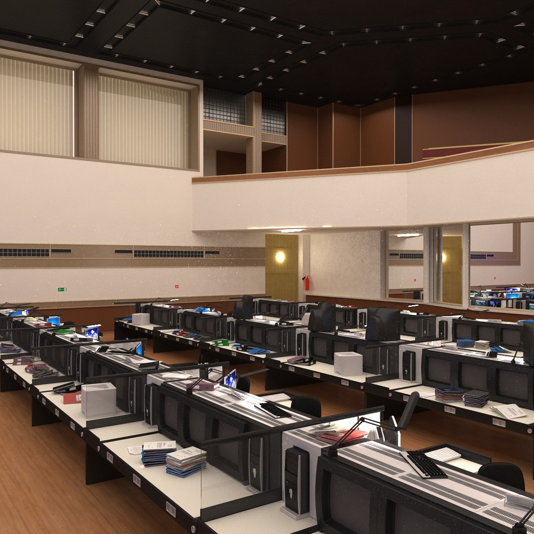 russian mission control center 3d 3ds