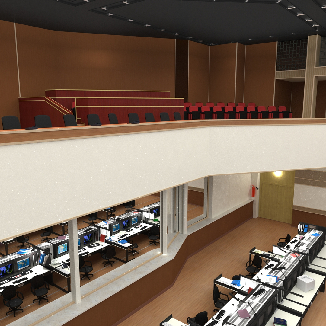 russian mission control center 3d 3ds