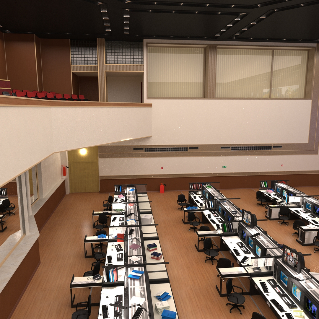 russian mission control center 3d 3ds