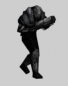 3d mariner character model