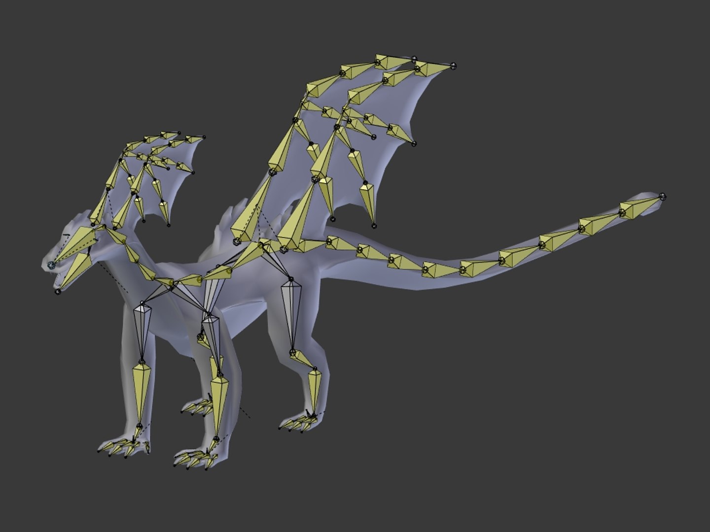 Dragon Rigged 3D Model - TurboSquid 1511399