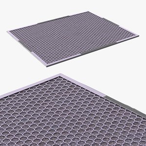 Honeycomb HEPA Filter Panel 3D model