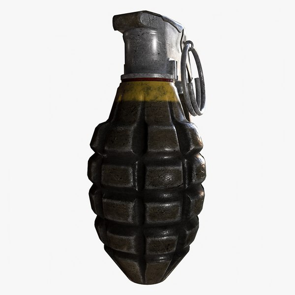 Grenade mk2 3D model - TurboSquid 1238459