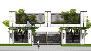 Garage door 3D model