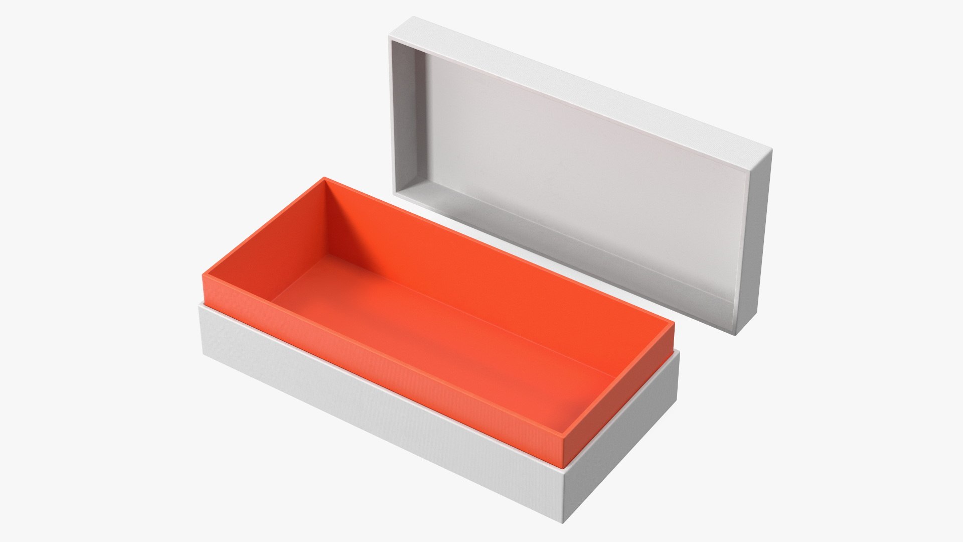 Opened Sunglasses Box 3D model preview