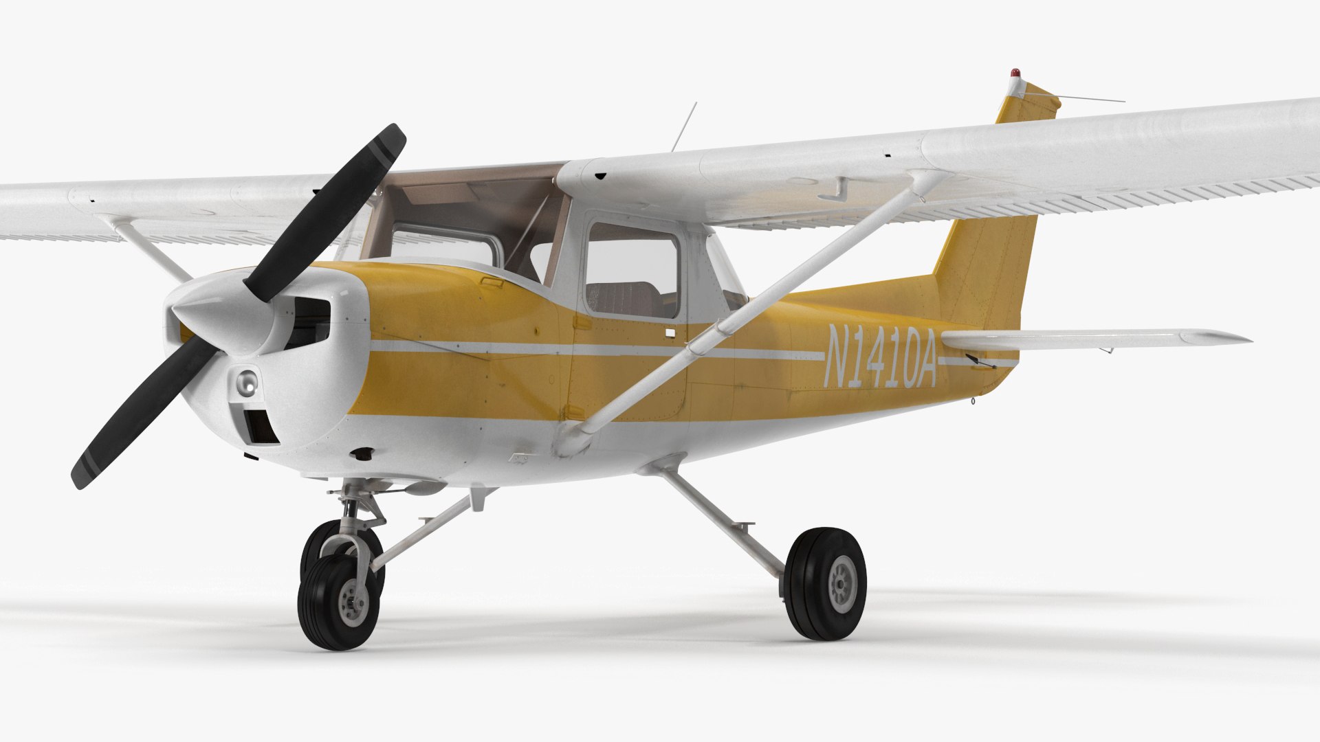 Flight Training Airplane Cessna 150 3D model preview