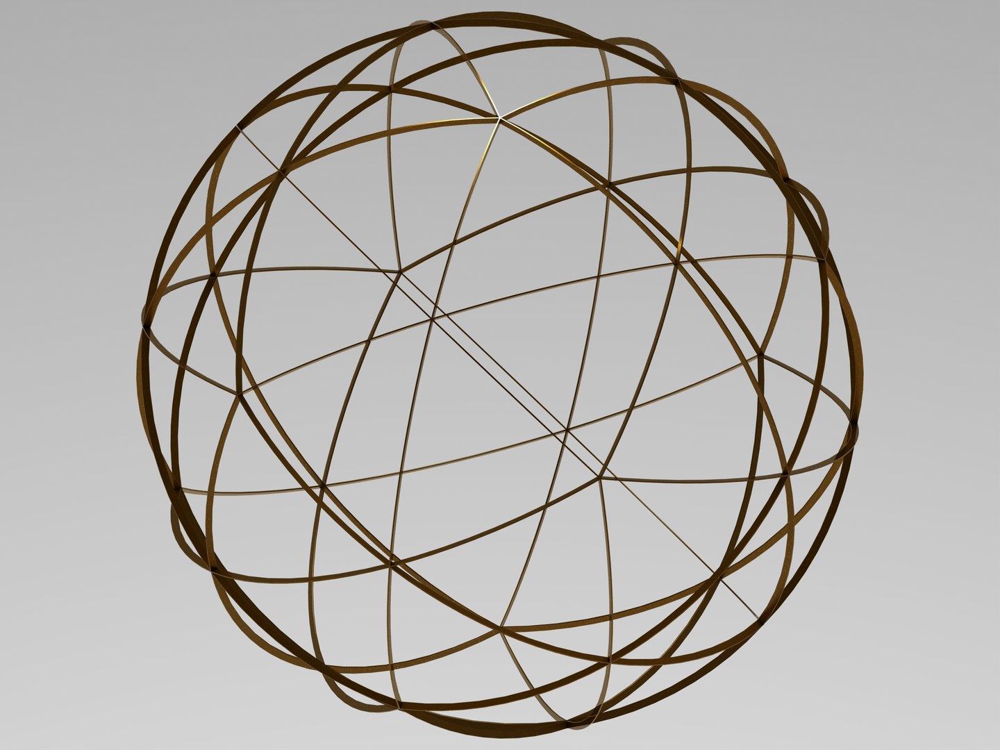 3D Wireframe Shape Spherical Pentakis Dodecahedron Model - TurboSquid ...