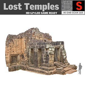 3d model lost temples 16k