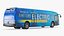 Proterra ZX5 Urban Electric Bus Simplified model