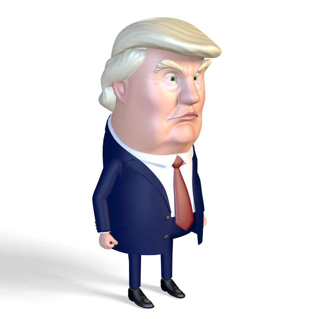 Rigged Donald Trump Puppet 3D Model - TurboSquid 1151446