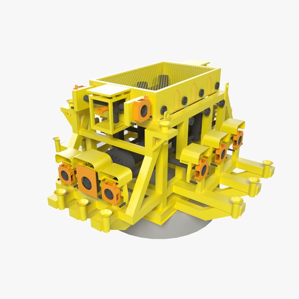 3d model subsea cluster manifold