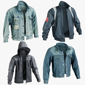 realistic jacket 1 3D model