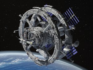 Sci-Fi Space Station