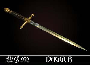 3D dagger 1 model - TurboSquid 1213238