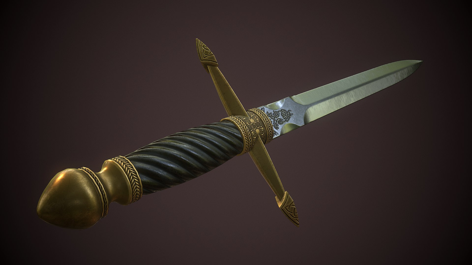 3D Dagger Medieval - TurboSquid 1272553