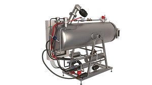 3D model Alkaline Hydrolysis Machine