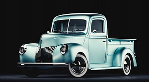 3d model pickup 1940
