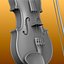 violin zbrush strings obj