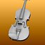 violin zbrush strings obj