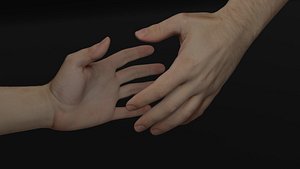 3D 3D Male Hand model