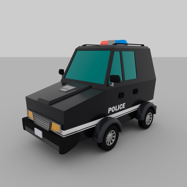 modelo 3d Toy car PoliceCar - TurboSquid 2014640
