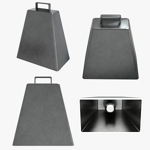 Metallic Trapezoidal Cowbell