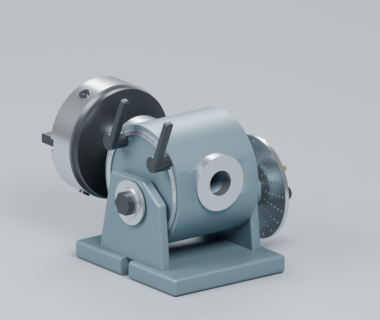 3D Universal Dividing Head with Three Jaw Chuck and Index Plate https://p.turbosquid.com/ts-thumb/M8/HiofaJ/wH/02_reverse/jpg/1793273339/1920x1080/fit_q87/df1fb8dcb2bf4159a348f8f4a52b5681a33a8a5e/02_reverse.jpg