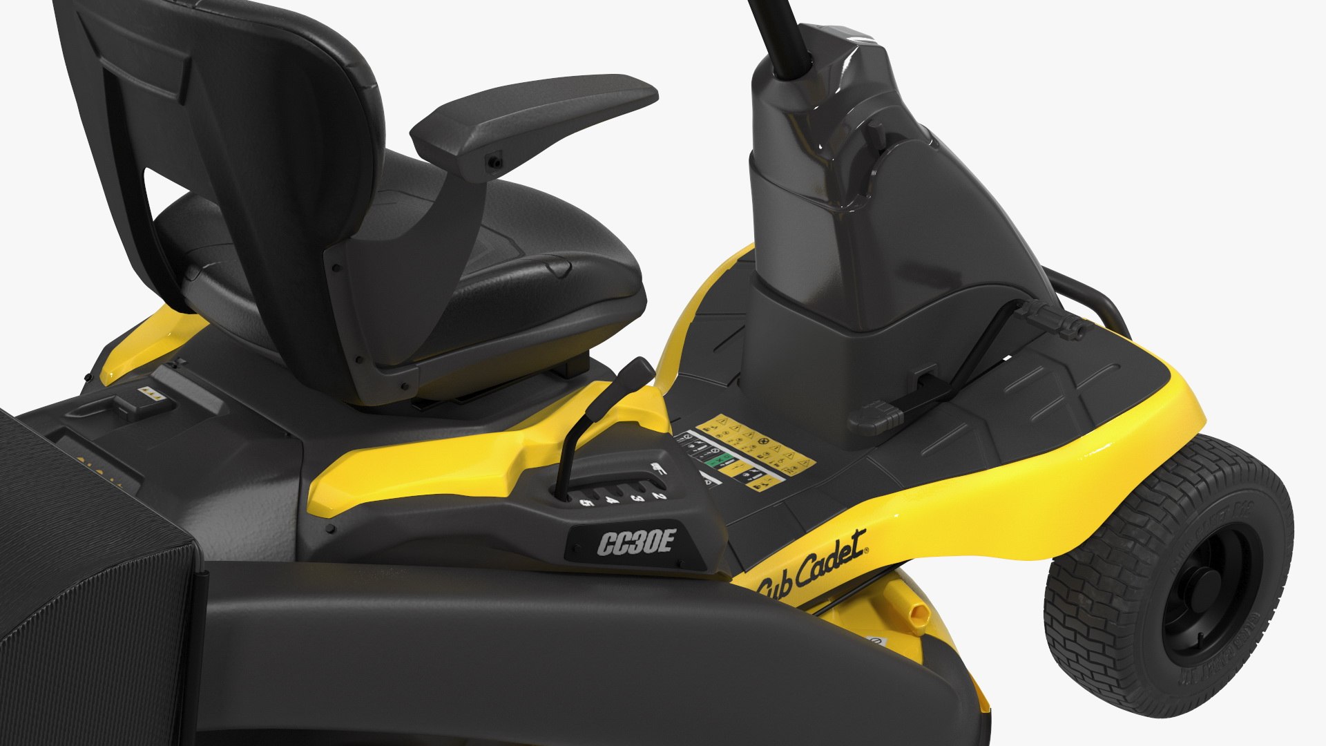 Electric Rider Lawn-Mower Cub Cadet With Grass Collection Bag Rigged ...