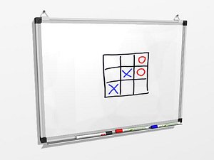 whiteboard markers 3d model
