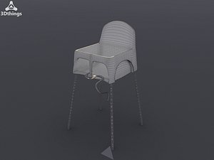 ANTILOP High chair with safety belt