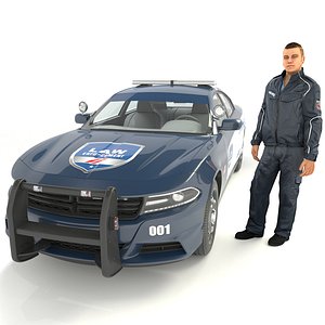 Patrolman 4K 3D model