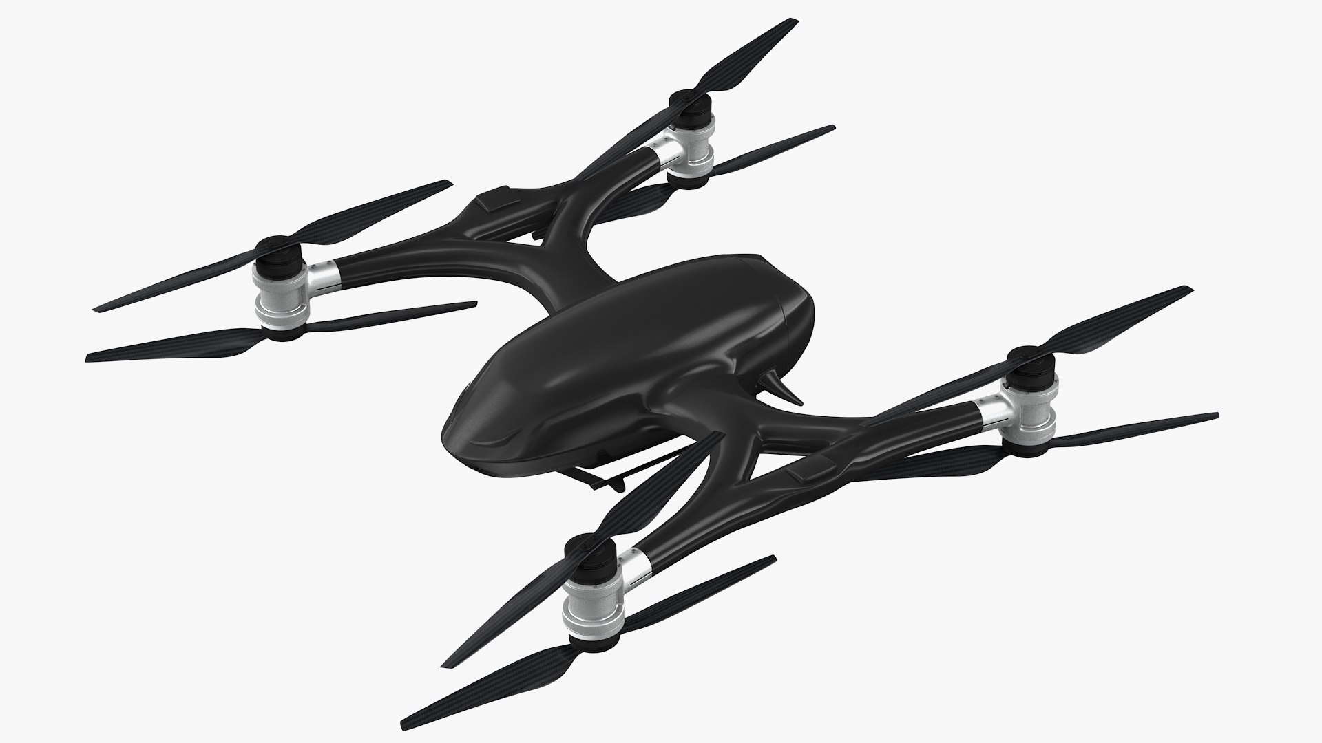 Quadcopter Drone 3D model preview