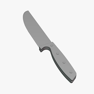Knife - Geometry Only No Textures No Materials 3D